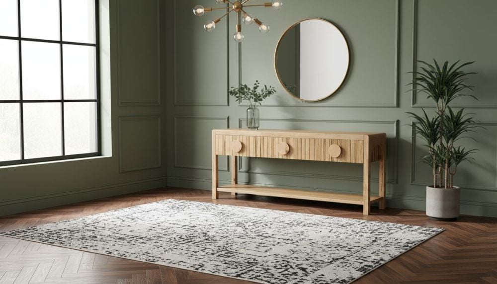Ripple 1825 Hall Table - 3 Drawer - Messmate