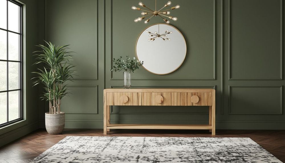Ripple 1825 Hall Table - 3 Drawer - Messmate