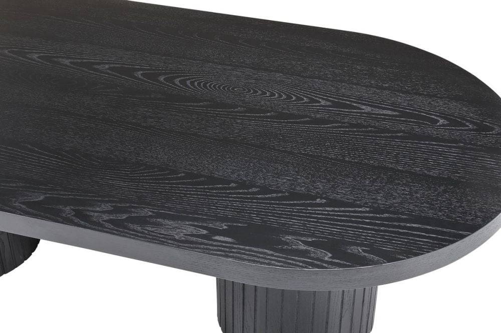 Ripple 1400 Oval Coffee Table - 2255 - Black