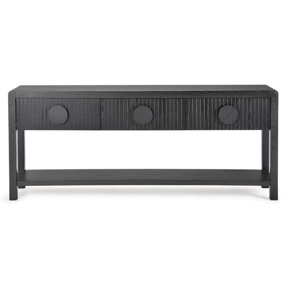 Ripple 1825 Hall Table - 3 Drw - 2255 - Black
