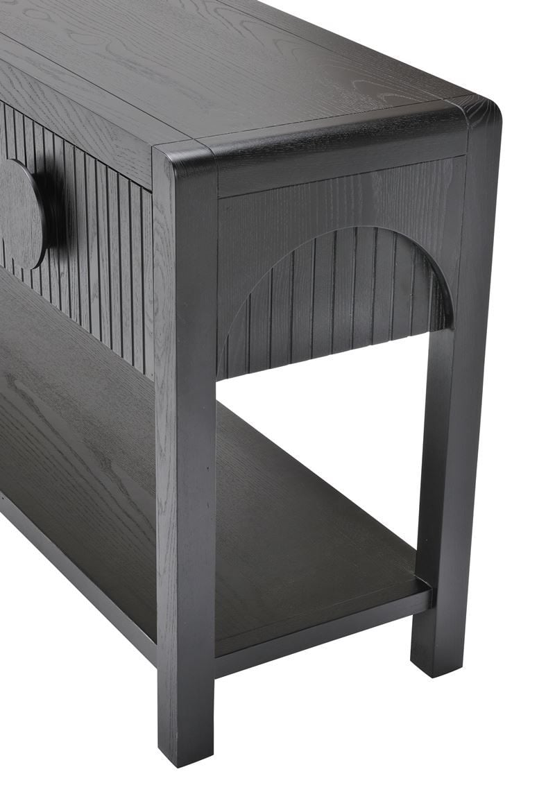 Ripple 1825 Hall Table - 3 Drw - 2255 - Black