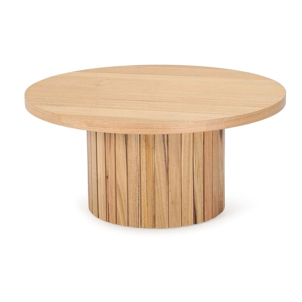 Ripple 900 Round Coffee Table - Messmate