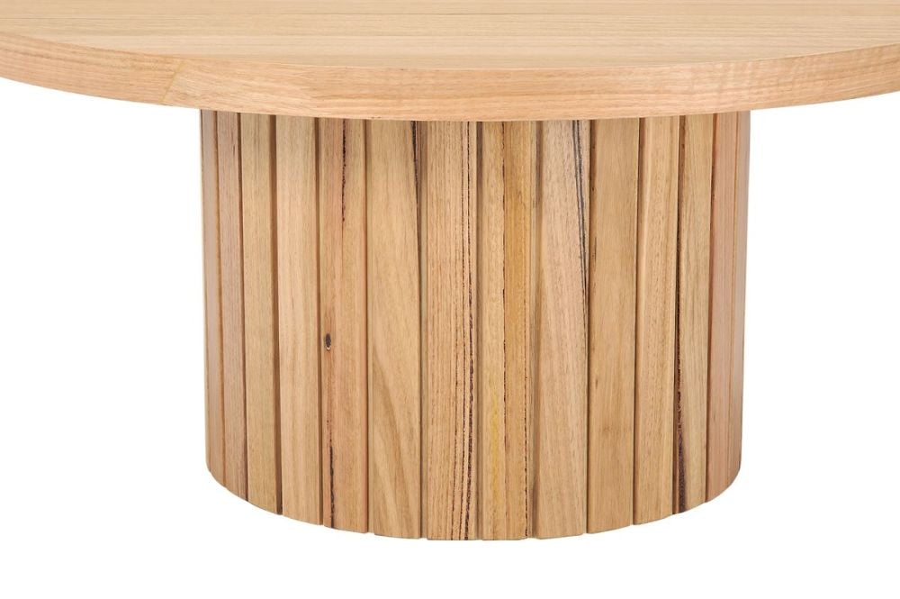 Ripple 900 Round Coffee Table - Messmate