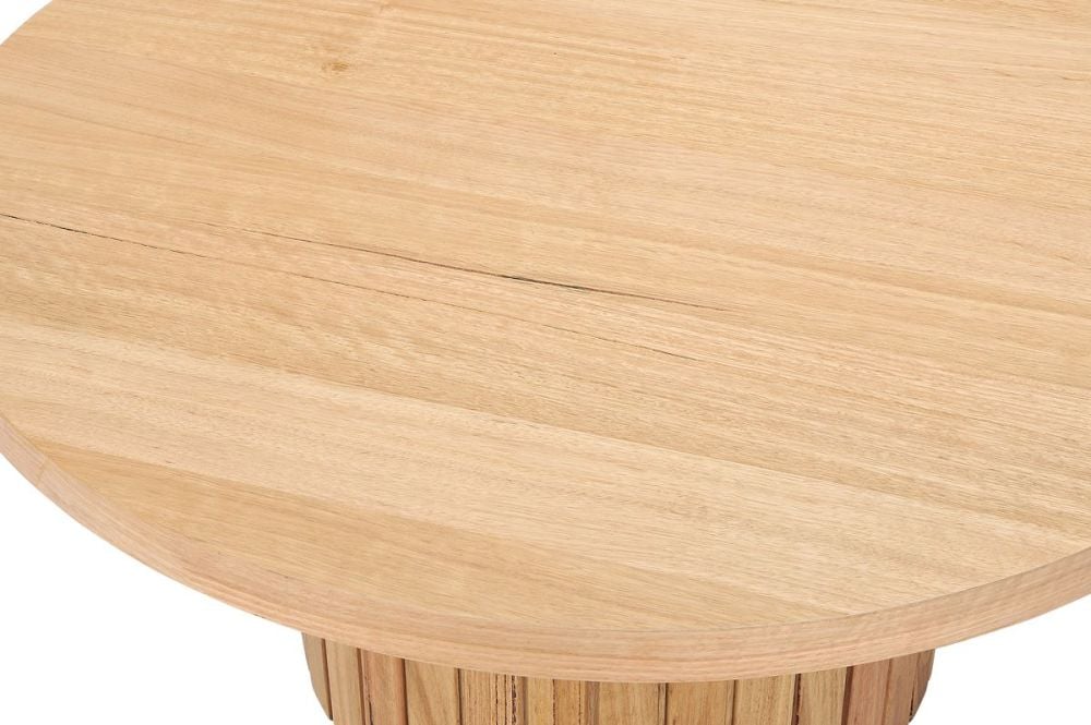 Ripple 900 Round Coffee Table - Messmate