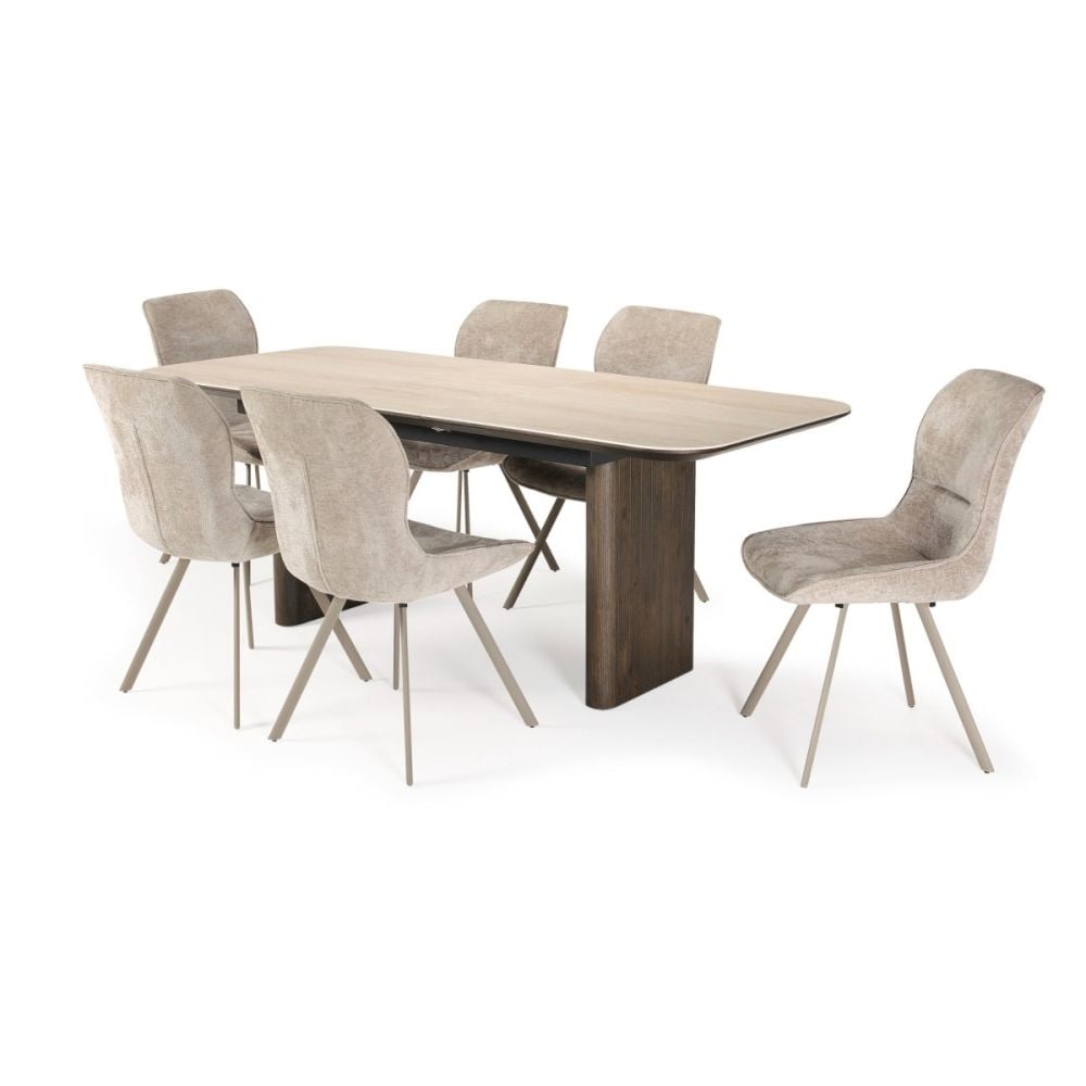 Riviera 1600-2000 Extension Dining Table