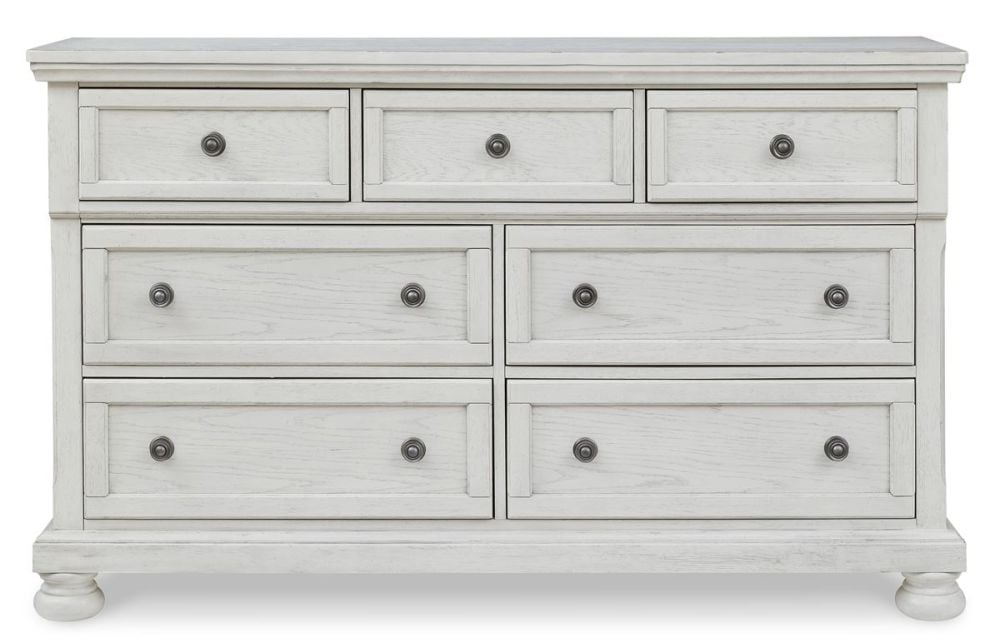 Robbinsdale 7 Drawer Dressing Table & Mirror