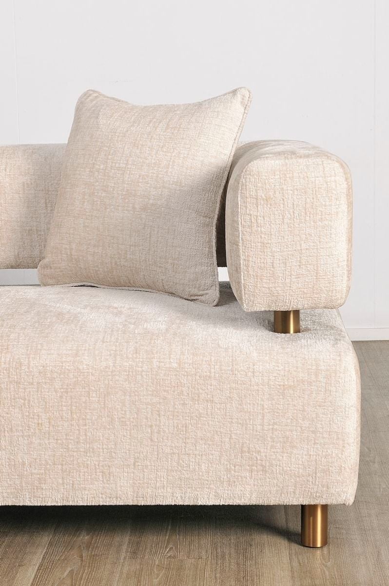 Santorini 2 Seater - Latte