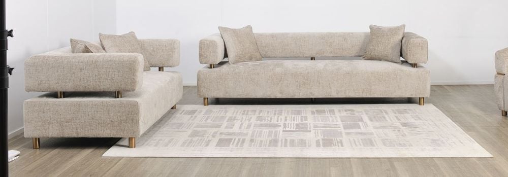 Santorini 3 + 2 Seater Sofa Suite - Beige