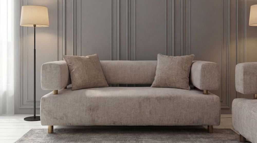 Santorini 3 + 2 Seater Sofa Suite - Beige
