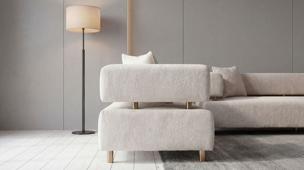 Santorini 3 + 2 Seater Sofa Suite - Latte