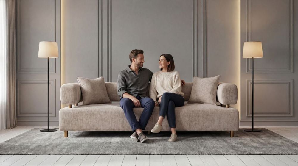 Santorini 3 + 2 Seater Sofa Suite - Beige