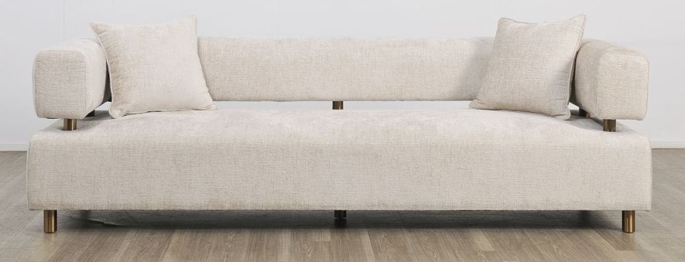 Santorini 3 + 2 Seater Sofa Suite - Latte