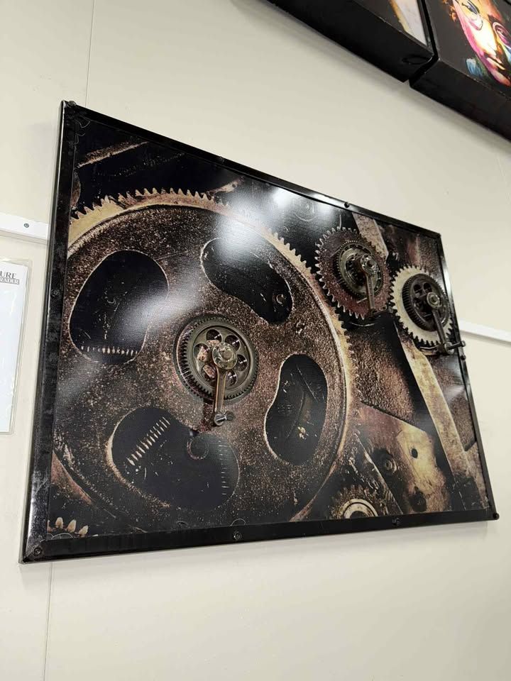 Clearance - Steampunk Bicycle Motor Wall Hanging Deco