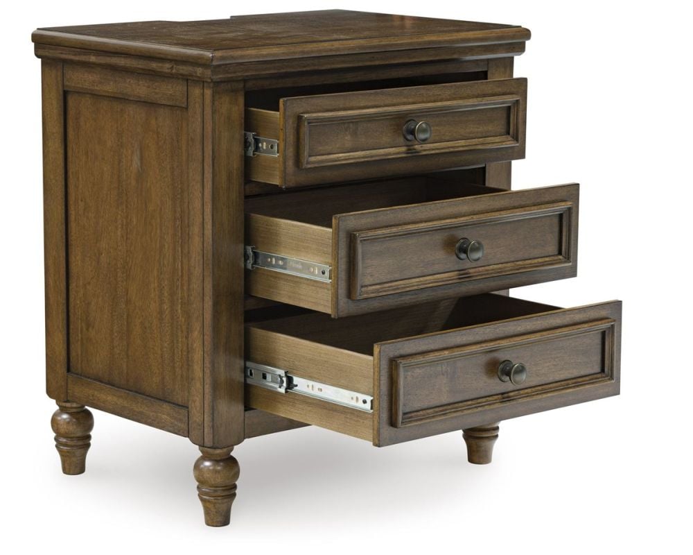 Sturlayne 3 Drawer Bedside Table