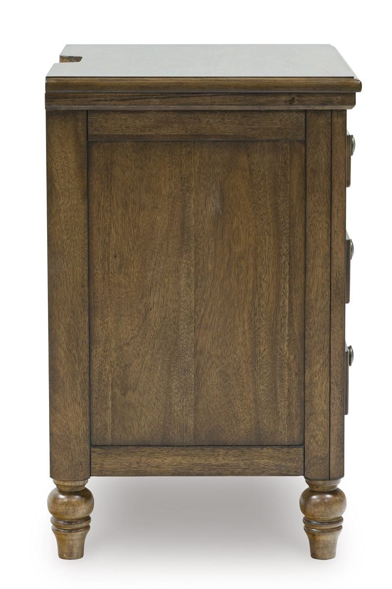 Sturlayne 3 Drawer Bedside Table