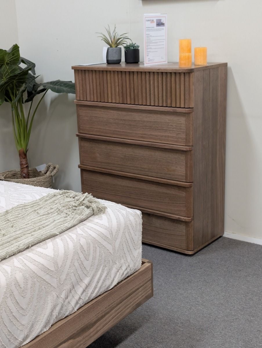 Tathra Timber King Bedroom Suite With Tallboy Chest