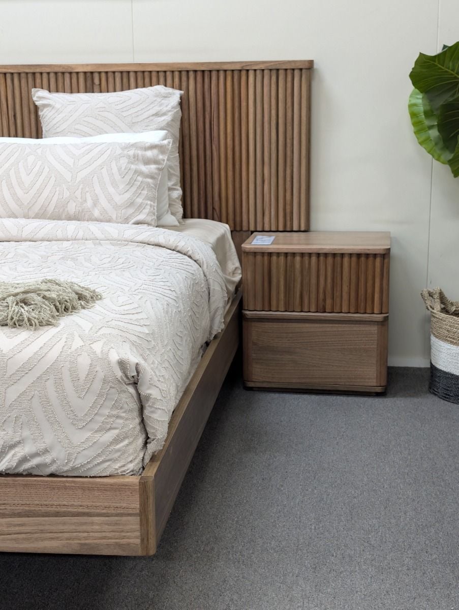 Tathra Timber King Bedroom Suite With Dressing Table Base