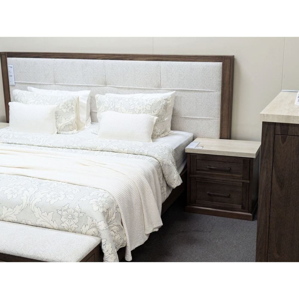 Torino 4 Piece King Bedroom Suite With Dressing Table Base