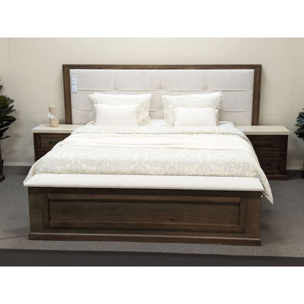Torino 4 Piece Queen Bedroom Suite With Dressing Table Base