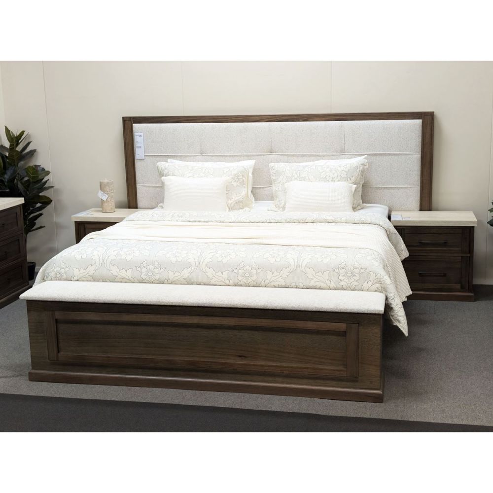 Torino 4 Piece Queen Bedroom Suite With Dressing Table Base