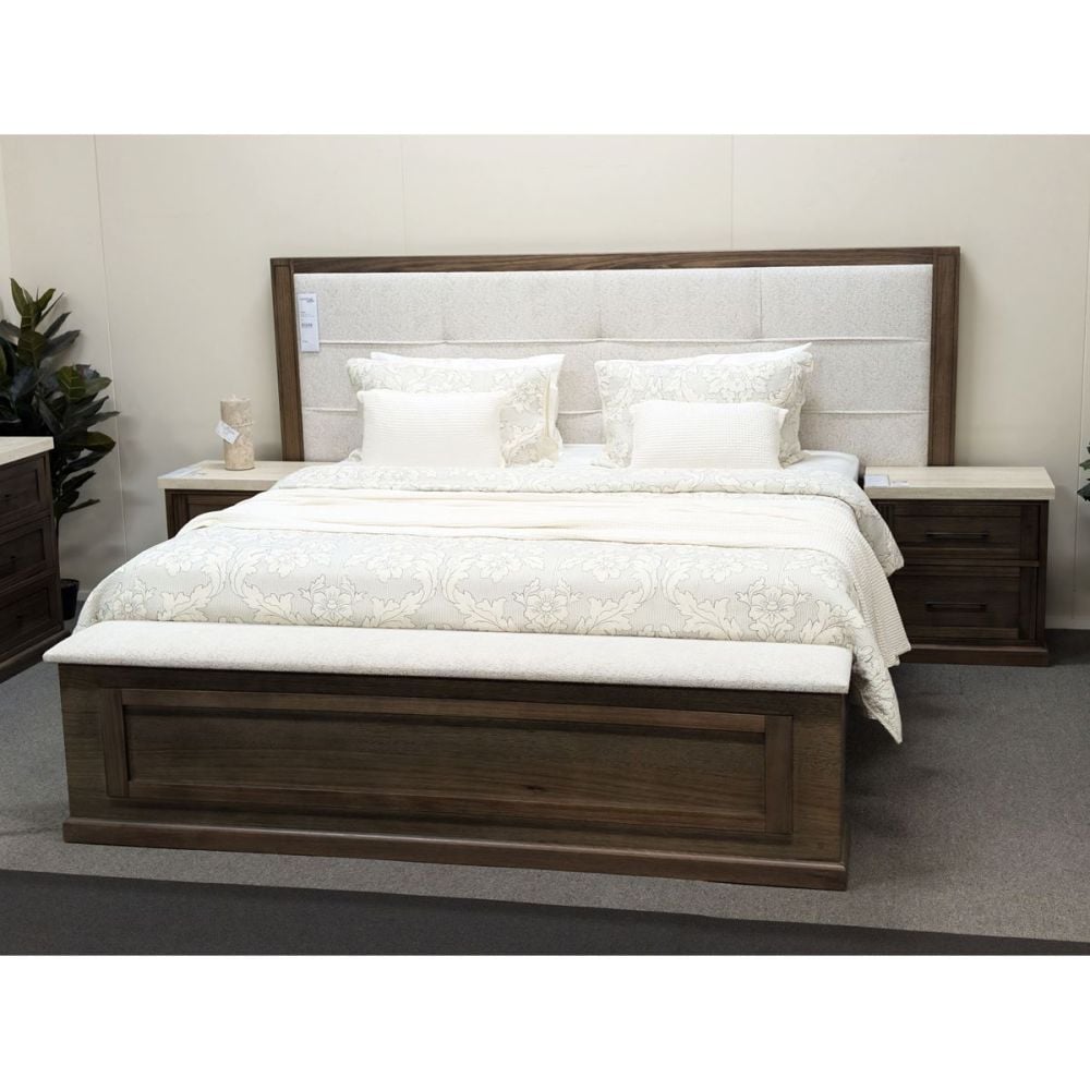 Torino 4 Piece Queen Bedroom Suite With Tallboy Chest