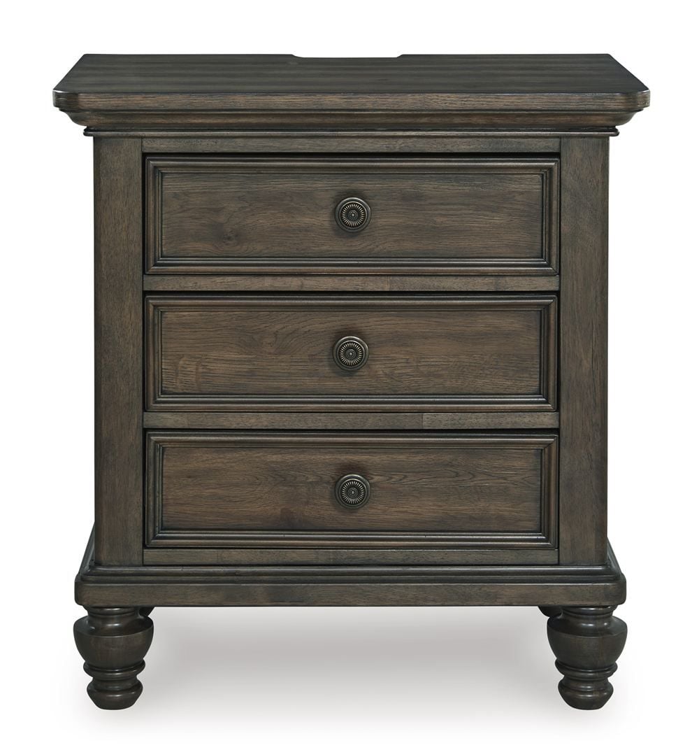 Veramond 3 Drawer Bedside Table