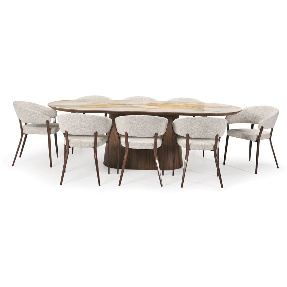 Verona 2400 Dining Table - Walnut