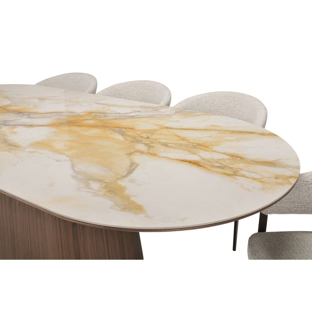 Verona 2400 Dining Table - Walnut