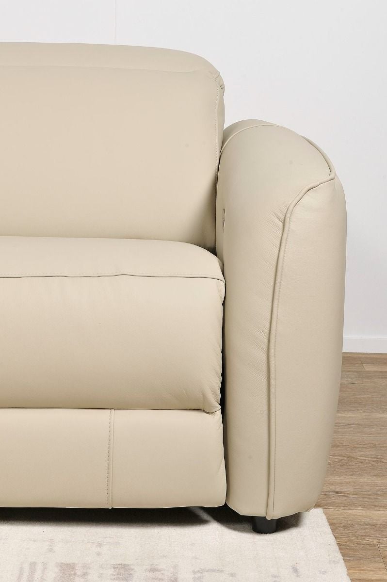 Vetro 5 Seater Corner Recliner Suite - Beige
