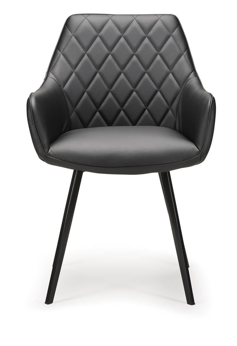 Vincent Dining Chair - Black Leatherette