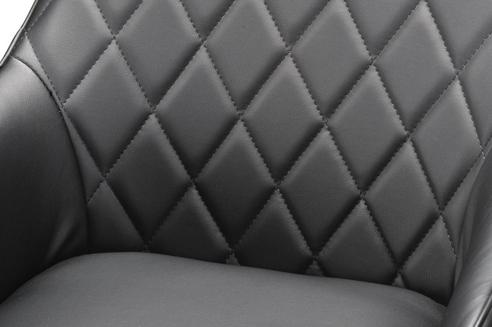 Vincent Dining Chair - Black Leatherette