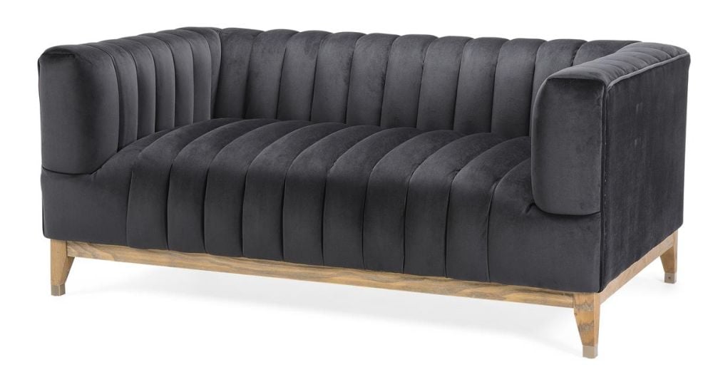 Westin 2 Seater Loveseat - Beige Velvet