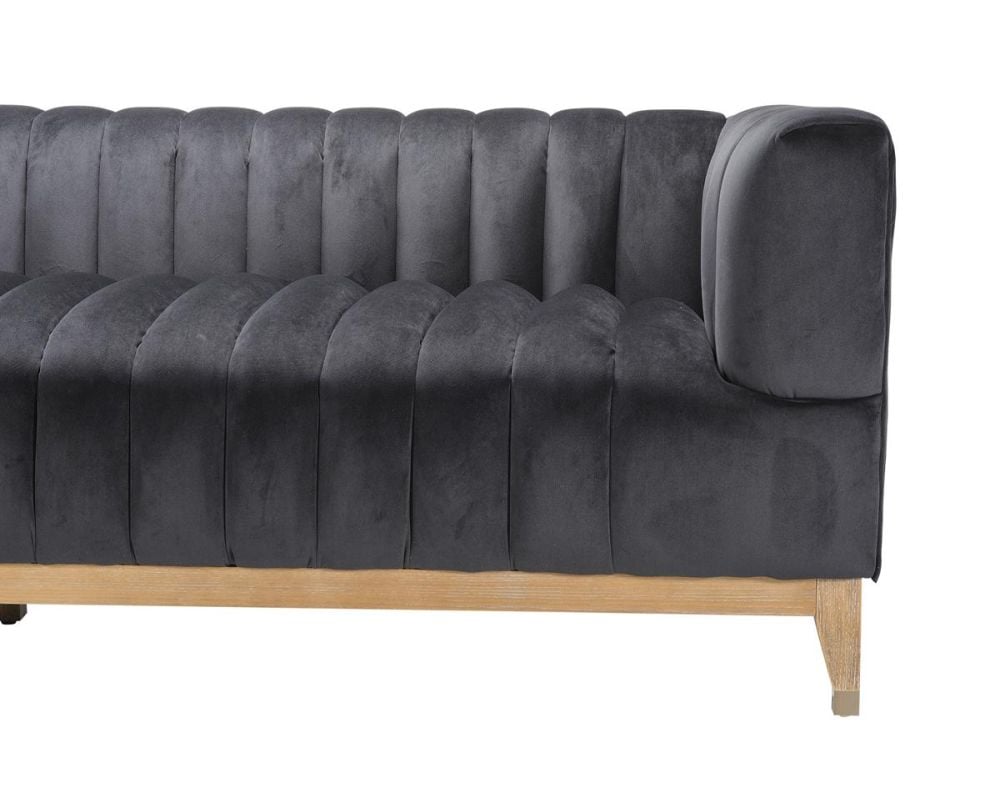 Westin 2 Seater Loveseat - Beige Velvet
