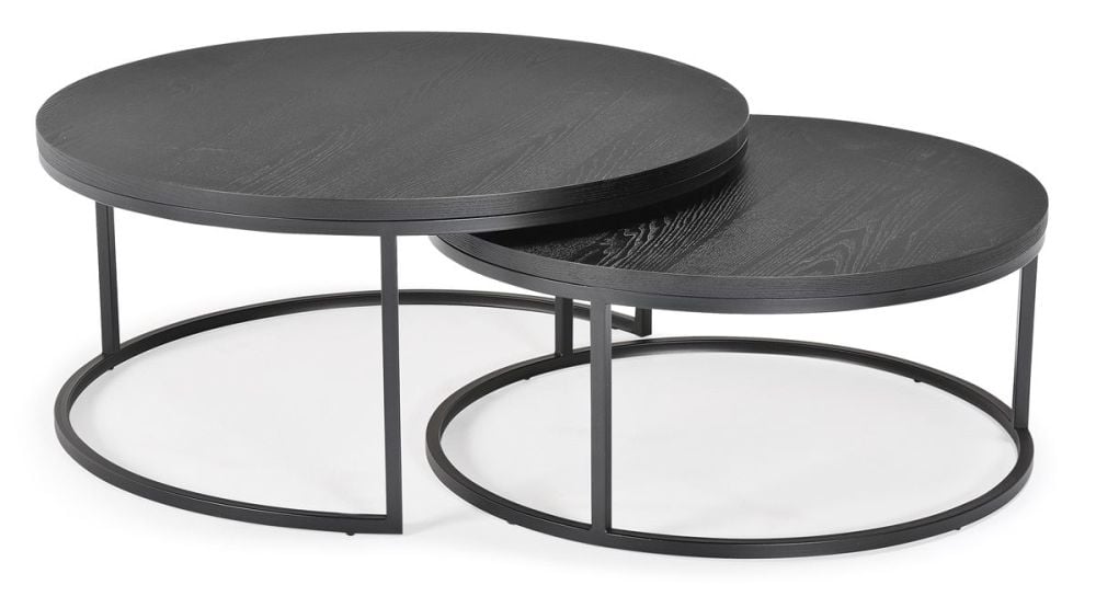 Zara Nest Of Tables - Black