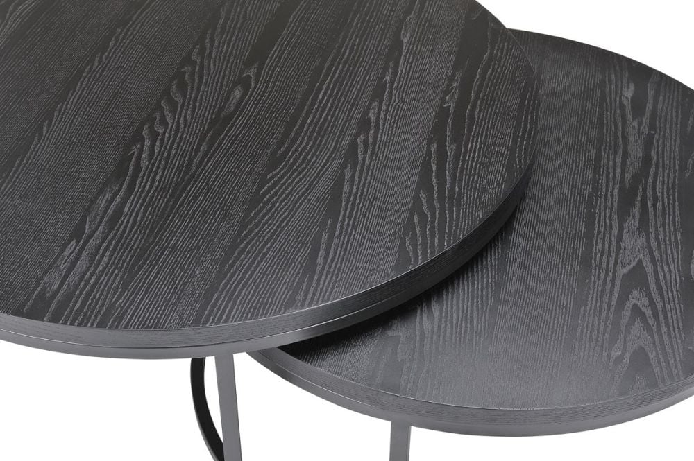 Zara Nest Of Tables - Black