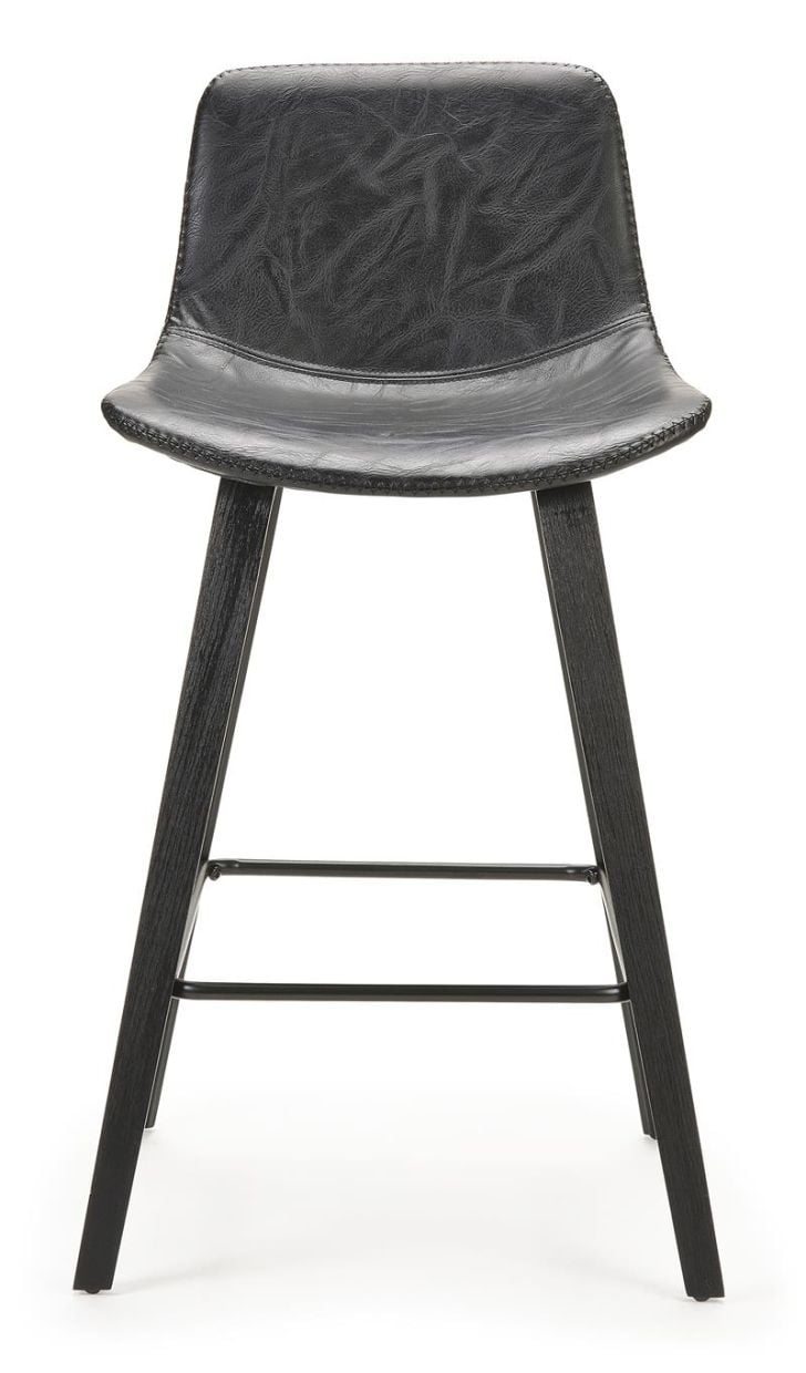 Ziggy Bar Stool - Black PU