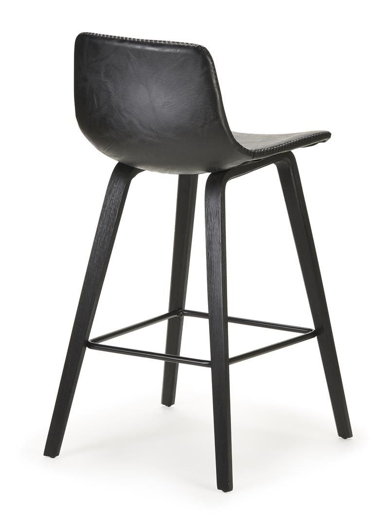 Ziggy Bar Stool - Black PU