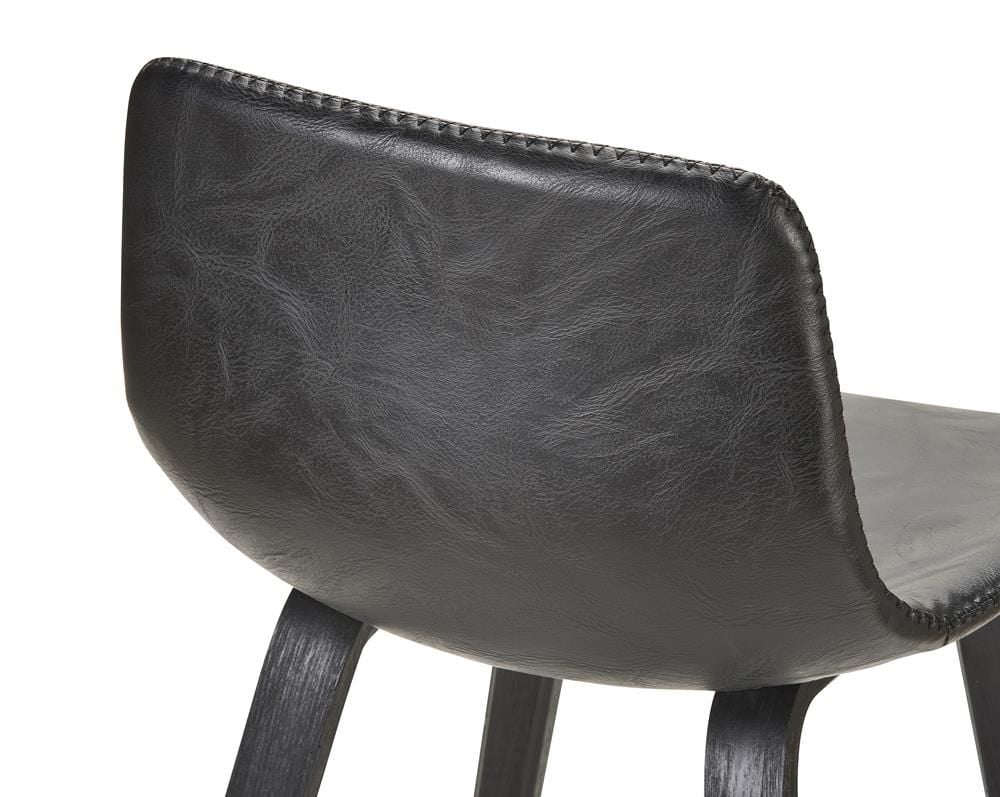 Ziggy Bar Stool - Black PU