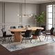 Ripple 2700 Dining Table - Messmate