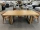 Clearance - Kildare Dining 2080 Table + 8 Boris Dining - Tan