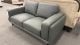 Clearance - Zeplin - 2 Seater Grey Leather
