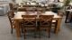 Clearance - Kimberly 1800 Dining Table + 6 Ranch Dining Chairs 