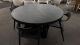 Clearance - Jensen Round Dining Table + 4 Sentana Black Timber Dining Chairs