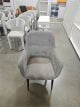 Clearance - Logan Dining Chair - Grey Gum - Dark Grey