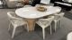 Clearance - Amalfi 2200 Dining Table + 6X Diego Dining Chairs - Light Grey