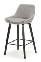 Ella Bar Stool - Grey Velvet