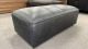 Clearance - Aspen Ottoman - Vintage Black Leather 
