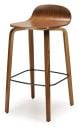 Kobe Bar Stool - Walnut Timber