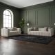 Langham 3 + 2 Seater Sofa Suite - Linen