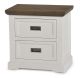Paris Bedside Table - Provincial Two Tone